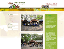 Tablet Screenshot of de-veldhof.nl